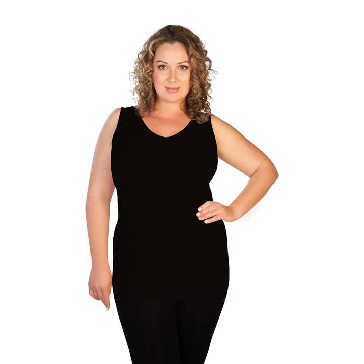 Canotta con scollo a V per la vendita all'ingrosso da parte di Skinnytees