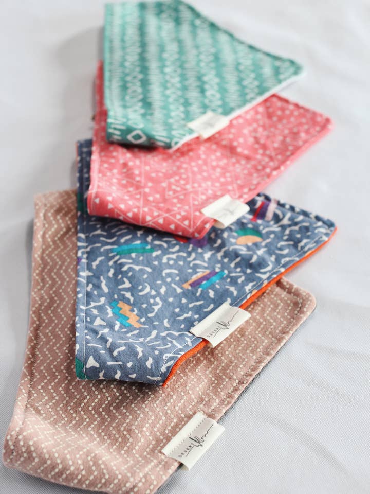 Upcycled Pet Bandanas for wholesale by Desert Willow