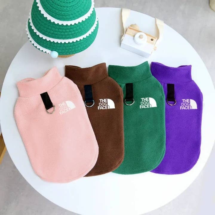 YIKELEATHER - Wholesale Pet Coat - Dog - Pet Dog Clothes Autumn Winter Coat Fleece Warm Sweater Vest For Small Chihuahua Bulldog Dogs Jackets Costumes Supplies