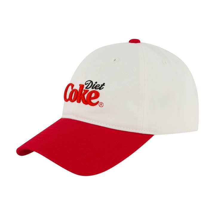 Diet Coke Embroidered Logo Baseball Cap – Adjustable Strapback Hat for wholesale by Concept One