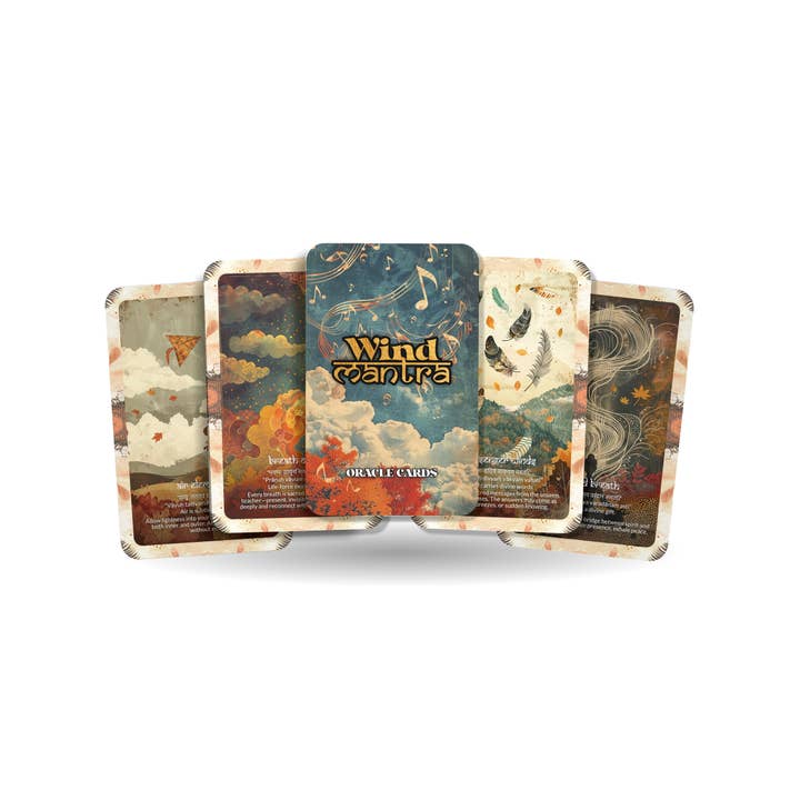 Wind Mantra – A Clarity Oracle Deck – 22 Oracle Cards – Messages from the Air Element for wholesale by IBIZA TAROT