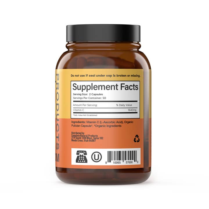 Complete Natural Products - Wholesale Oral Supplement/Vitamin - Liposomal Vitamin C Capsules
