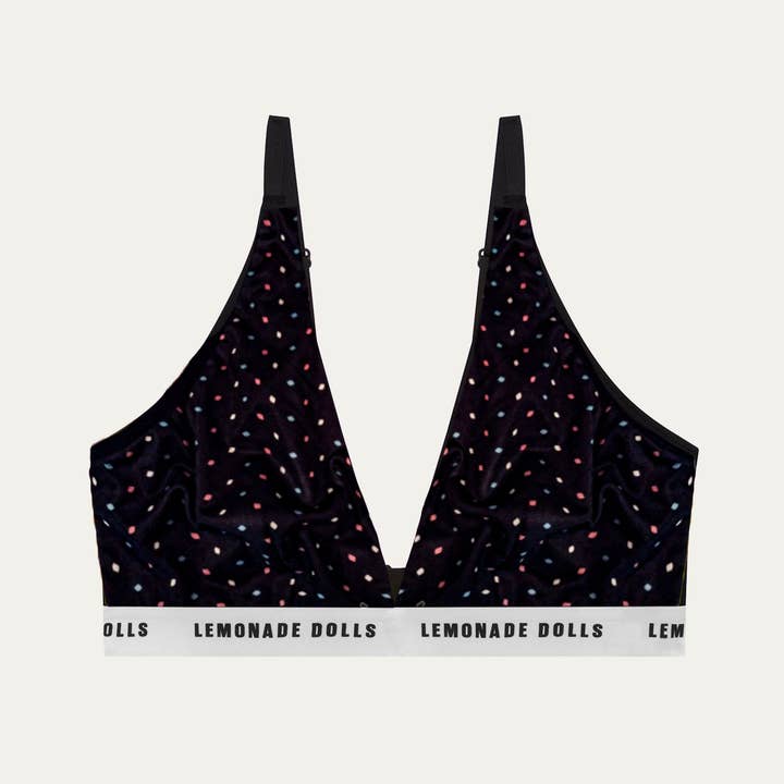 Lemon Spot Badass Bralette for wholesale by Lemonade Dolls