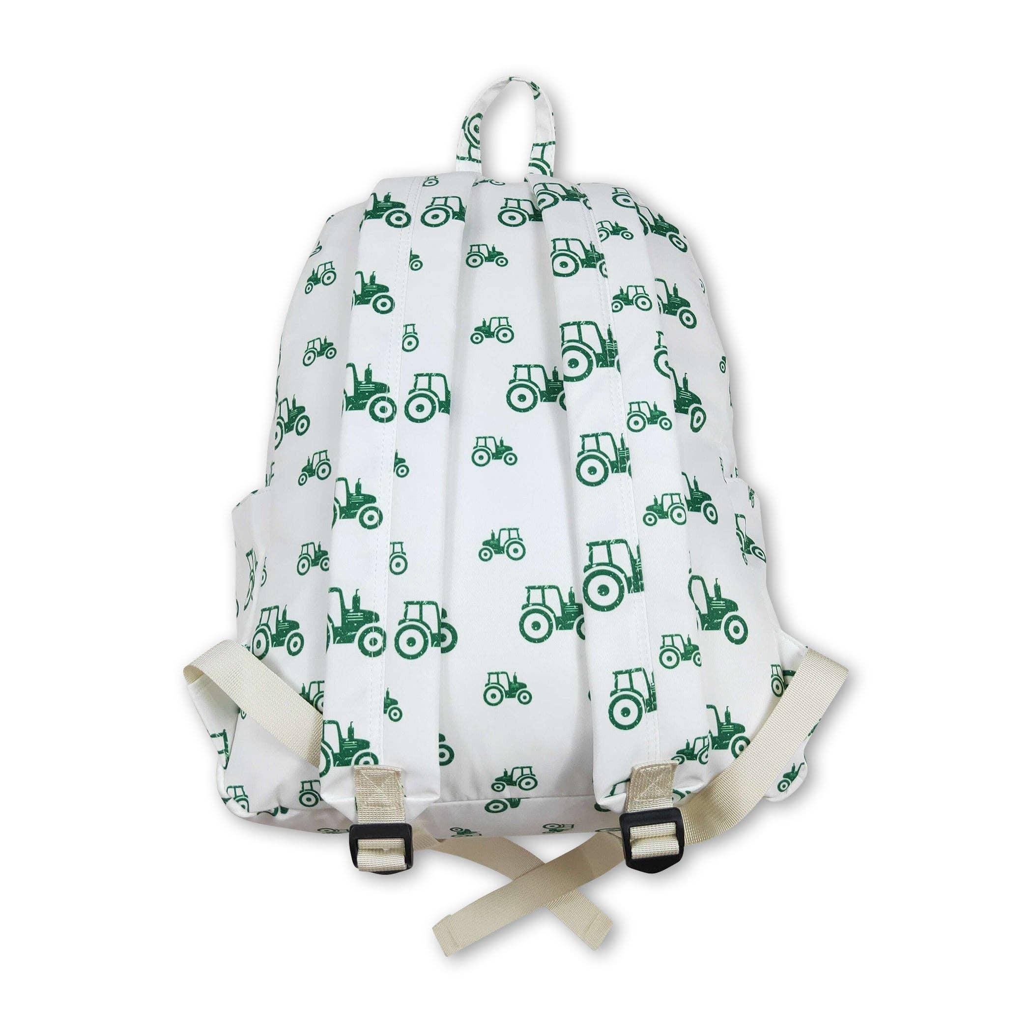 Yawoo Garments - Wholesale Backpack - Kids - Green tractor farm kids boys backpack1