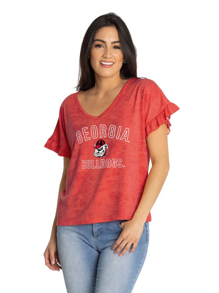 T-shirt Daisy des Bulldogs de Géorgie pour la vente par Flying Colors Apparel