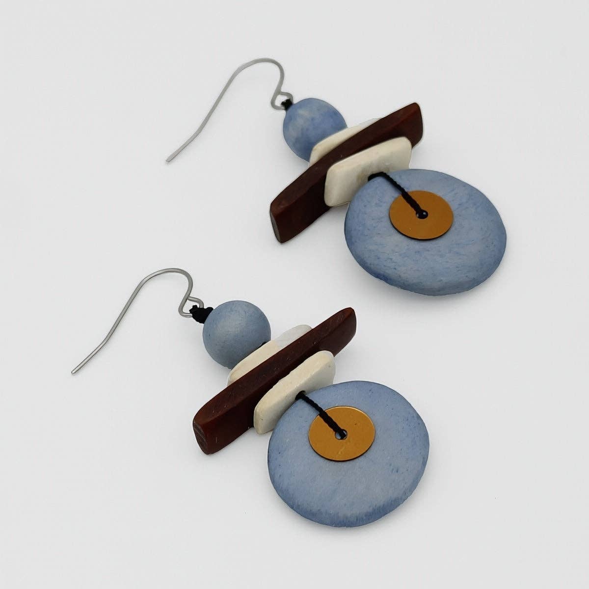 Sylca Designs - Wholesale Dangle Earrings - Assuta Blue Drop Earrings2