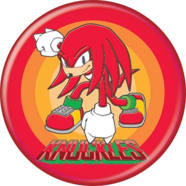 Ata-Boy - Wholesale Lapel Pin/Button - Sonic the Hedgehog - Sonic Knuckles Button0