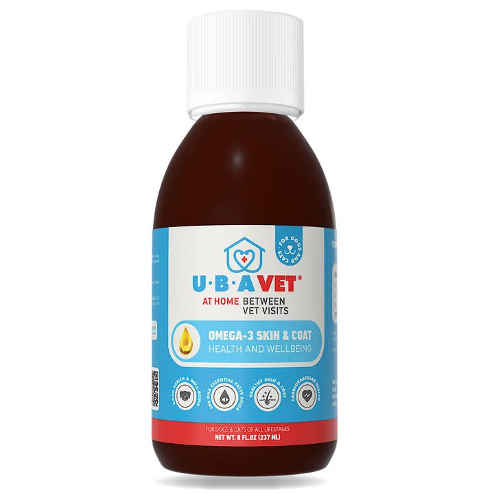 UBAVET Omega-3 Skin & Coat Health & Wellbeing Liquid for wholesale by Jojo Modern Pets