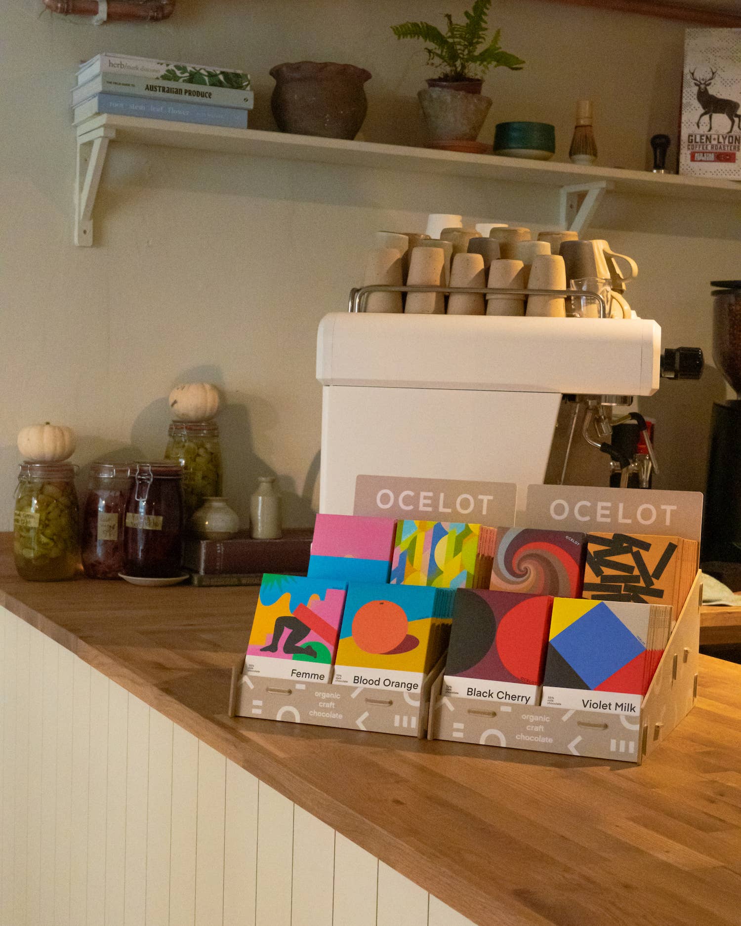 Ocelot Chocolate – wholesale Retailer display – Food & Drink – POS display1