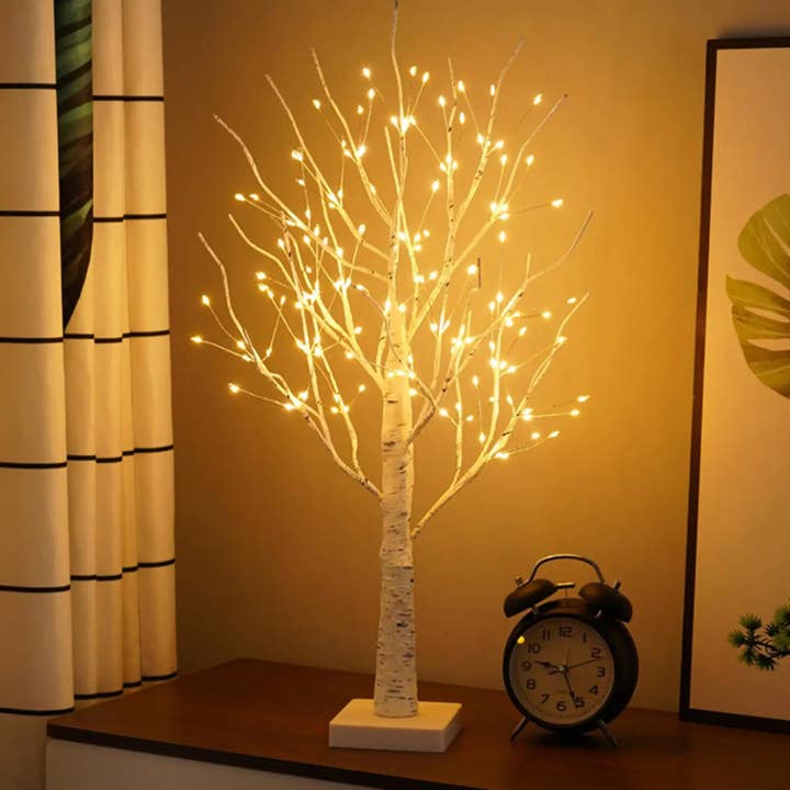 BRECK + FOX - Wholesale Accent/Desk Lamp - Birch Tree Lamp