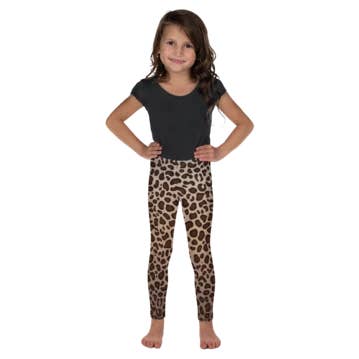 Leopard Print Leggings for Girls for wholesale by SuniaYoga