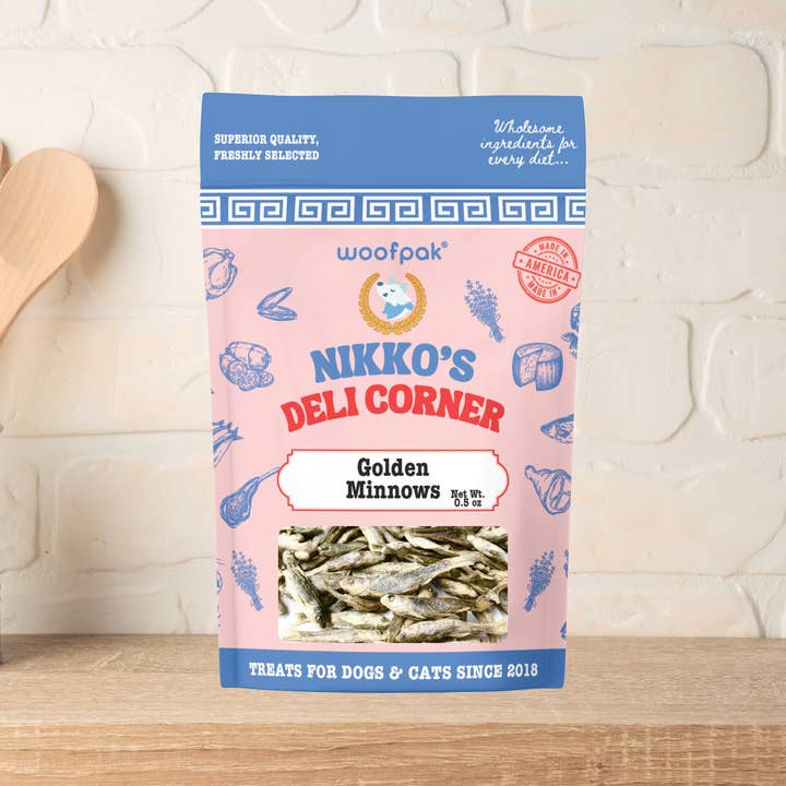 Woofpak Dog Bakery - Wholesale Pet Treats - Dog - Golden Minnows