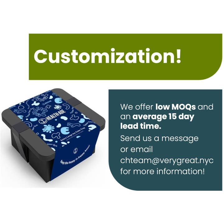 W&P - Wholesale Ice Tray/Mold - Extra Large XL Cocktail Cube Silicone Ice Tray1