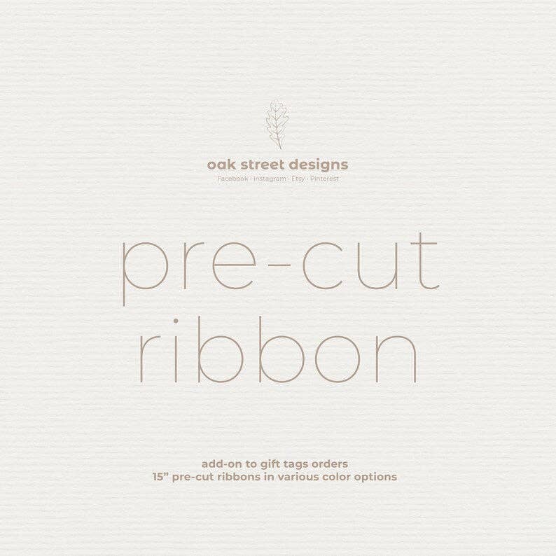 Oak Street Designs – wholesale Band – Förskurna band och snören för julklappsetiketter1