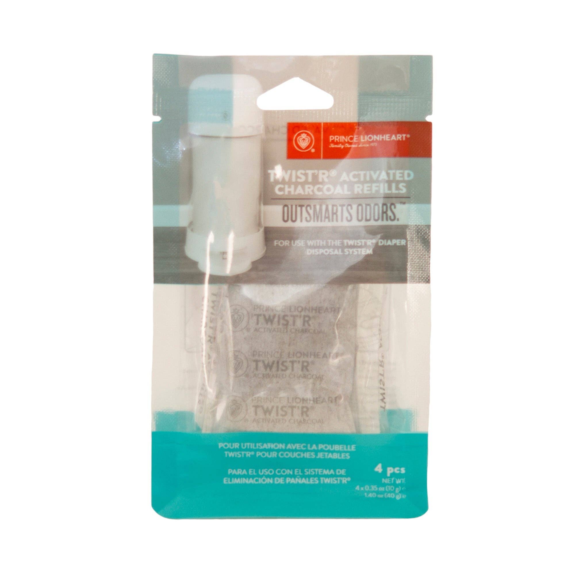 Prince Lionheart - Wholesale Diaper Caddy - Baby - Charcoal Refills - My Twist'R® and Diaper Twist'R® Diaper Pails2