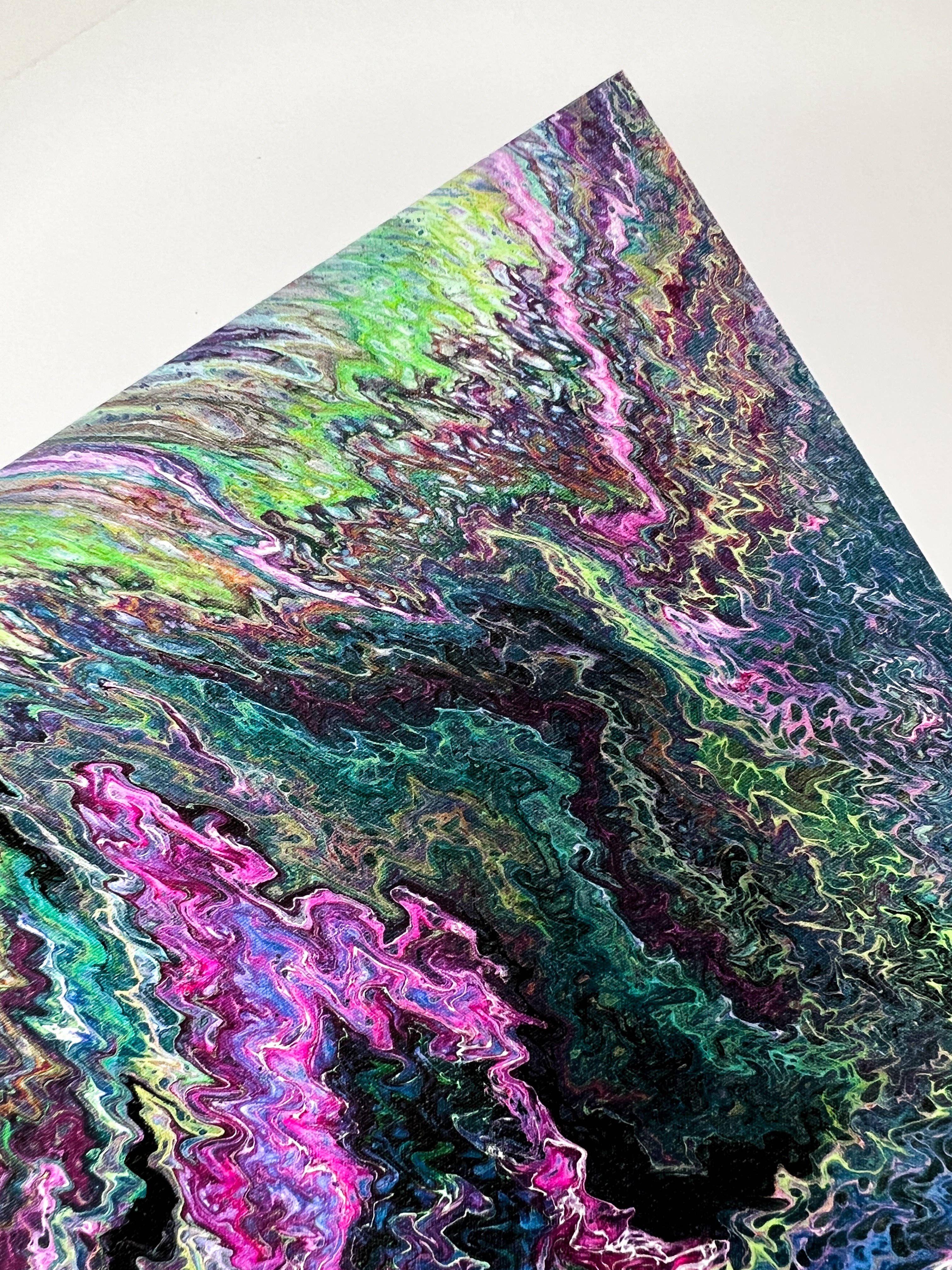 Clara de la Fuente Artist - Wholesale Art Print - Abstract Northern Lights Aurora Celestial Sky  Print Premium14