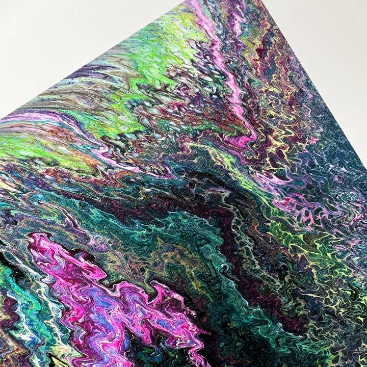 Clara de la Fuente Artist - Wholesale Art Print - Abstract Northern Lights Aurora Celestial Sky Print Premium14