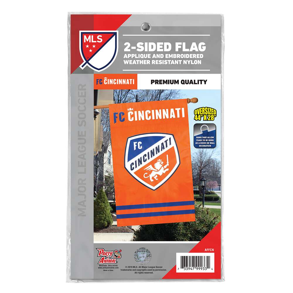 Party Animal, Inc. - Vente Drapeaux - Bannière en applique FC Cincinnati2
