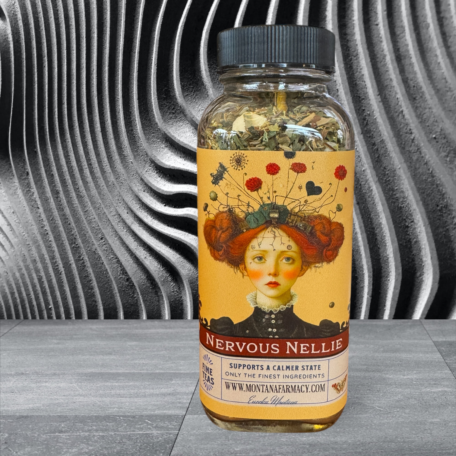 Montana Farmacy - Vendita all'ingrosso Tè sfusi - Tè Lil Miss Nervous Nellie Calm Yer Nerves Worry Wort1