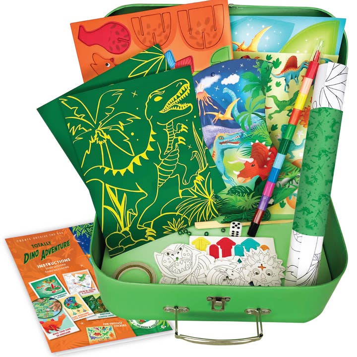 BOX CANDIY® - Wholesale DIY Craft Kit - Kids - Totally Dinosaur Adventures Activity Set
