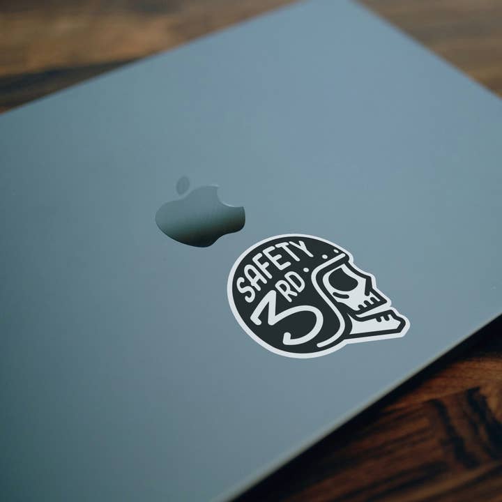 Squatchy - Wholesale Sticker - Safety Third Helmet Sticker6