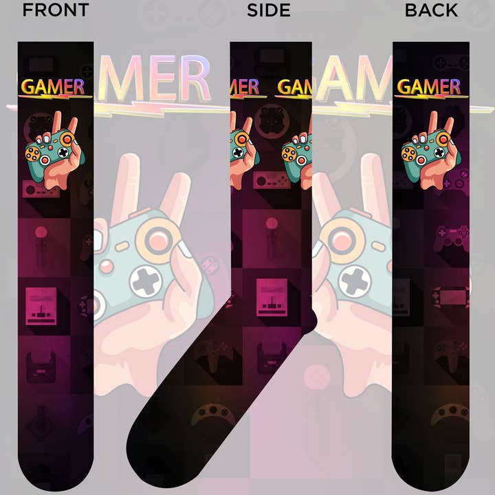 Peace Gamer voor wholesale door Savvy Sox