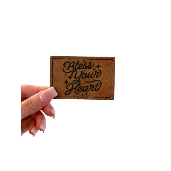 Wild Indigo - Wholesale Patch - Leather Hat Bar Patch Self Adhesive