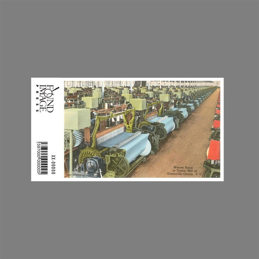 Found Image Press - Wholesale Sticker - Sticker IF-47 Weave Room in Textile Mill1