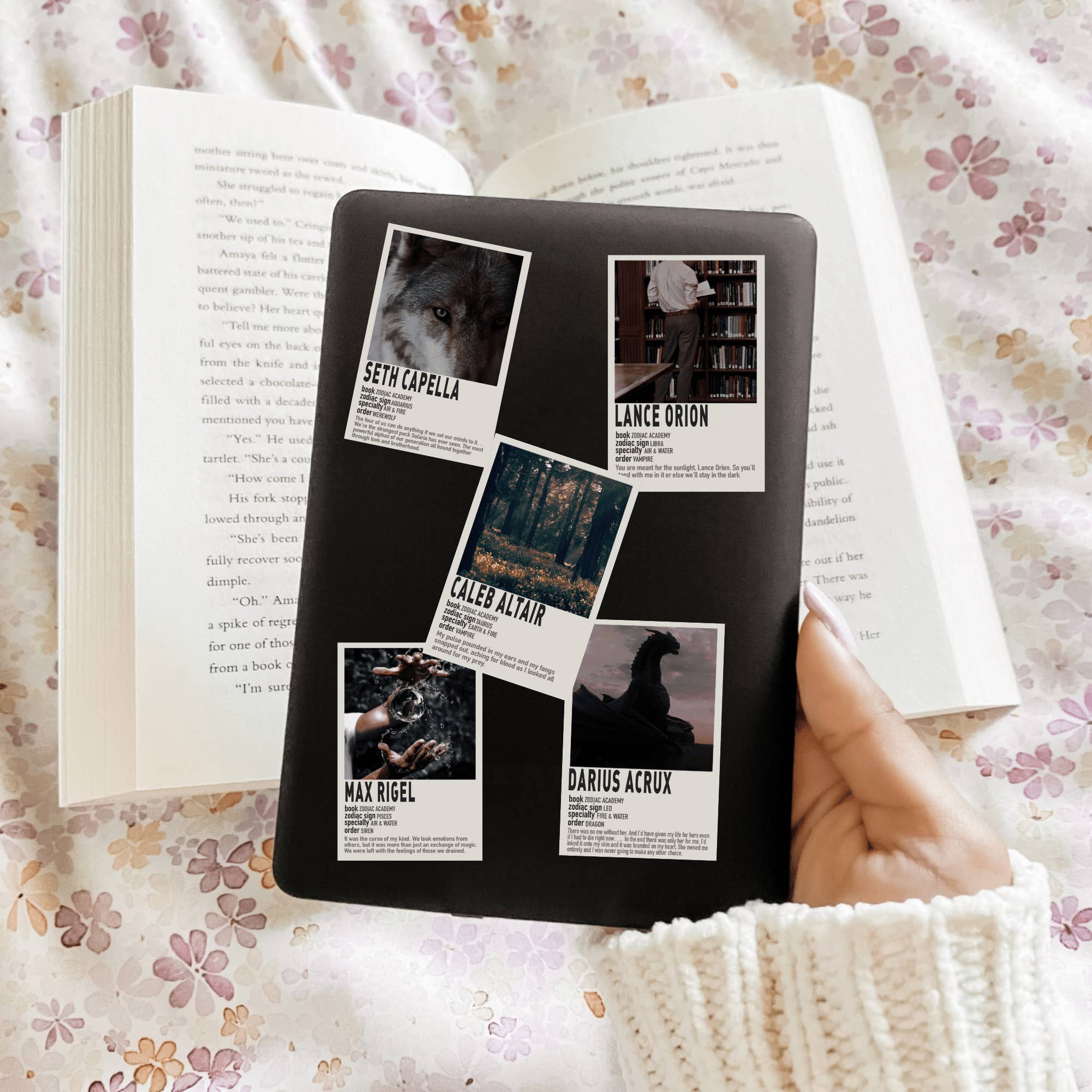 Awfullynerdy.co – Engroshandel Klistermærke – Zodiac Academy Drenge Inspireret Plakat Klistermærke Sæt