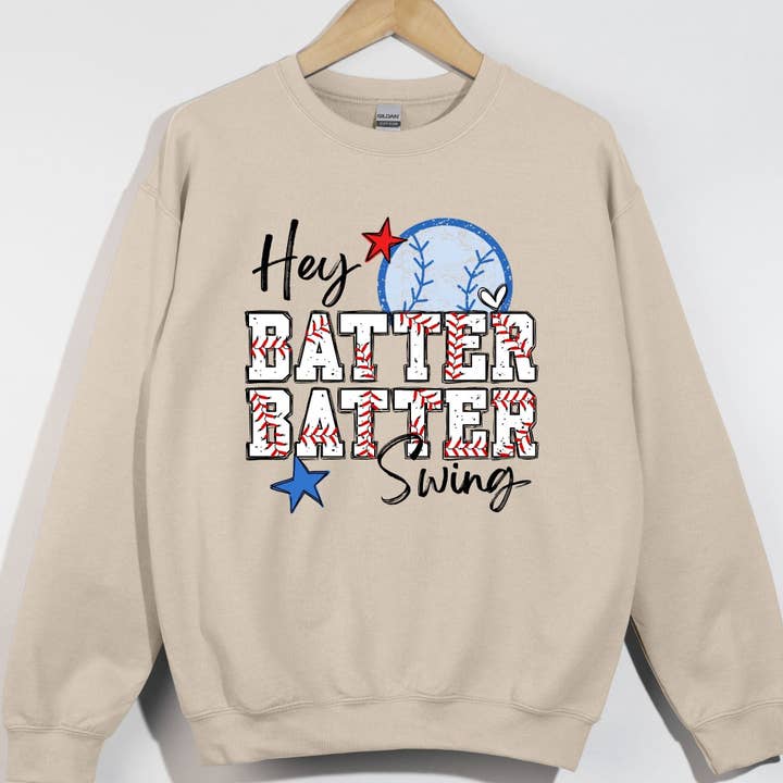 Batter Batter Swing Stars for wholesale by Trendy Tees Wholesale And Boutique