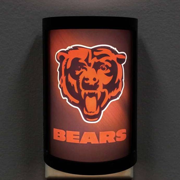 Chicago Bears LED Night Light for wholesale by Party Animal, Inc.
