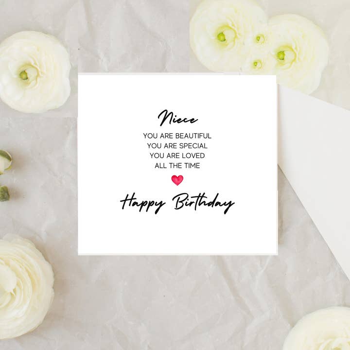 Happy Days Stationery – wholesale Födelsedagskort – Brorsdotter födelsedag dikt