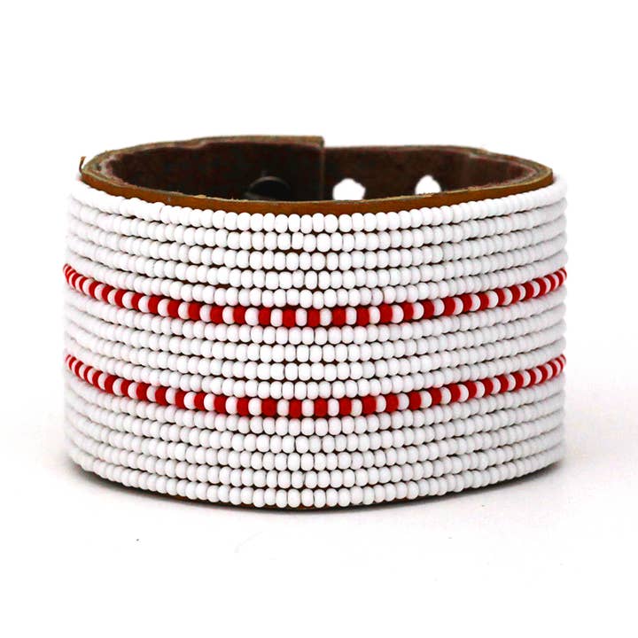 Puños grandes de piel rojos para venta al por mayor de Swahili Coast