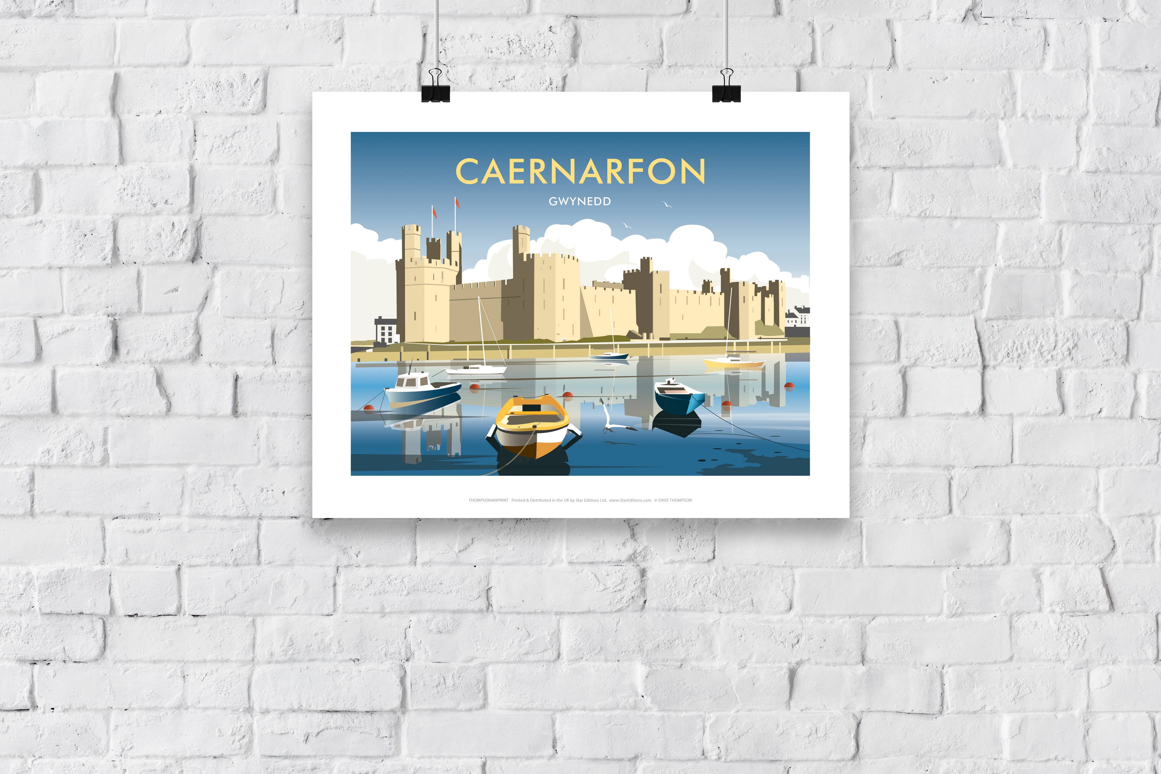 Star Editions - Wholesale Art Print - Caernarfon By Artist Dave Thompson - Premium Art Print2