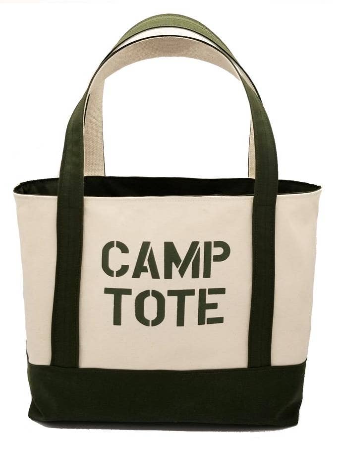 Grand sac fourre-tout de camping en toile épaisse pour la vente par Rogue Life Maine