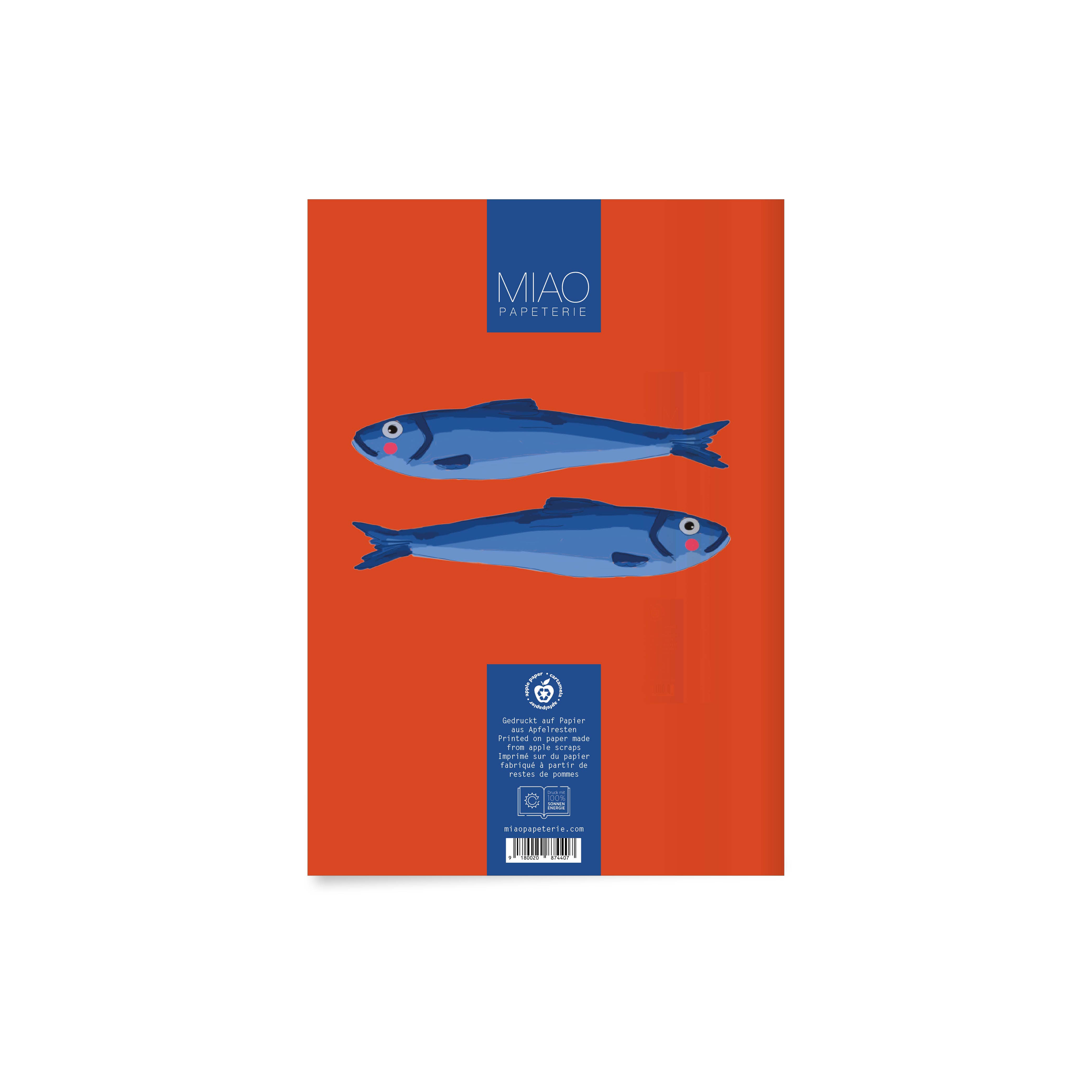 MIAO Papeterie - Wholesale Notebook - Fish | Notebook DINA54
