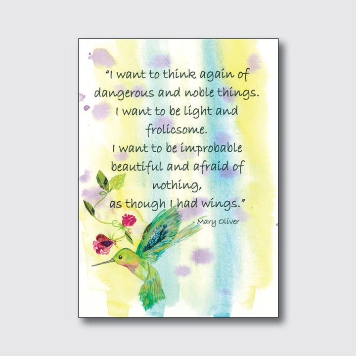 Prachtige vleugels voor wholesale door Chique Lixo Greeting Cards