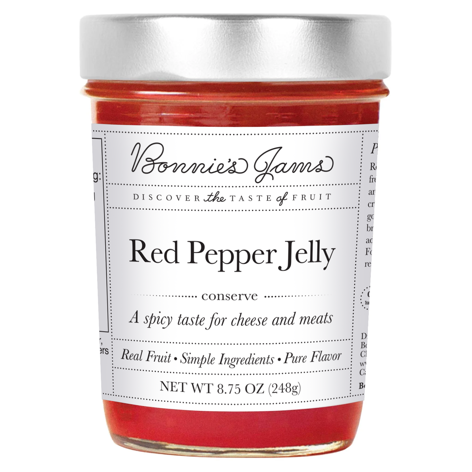 Bonnie's Jams - Wholesale Jam/Jelly - Bonnie's Jams - Red Pepper Jelly1