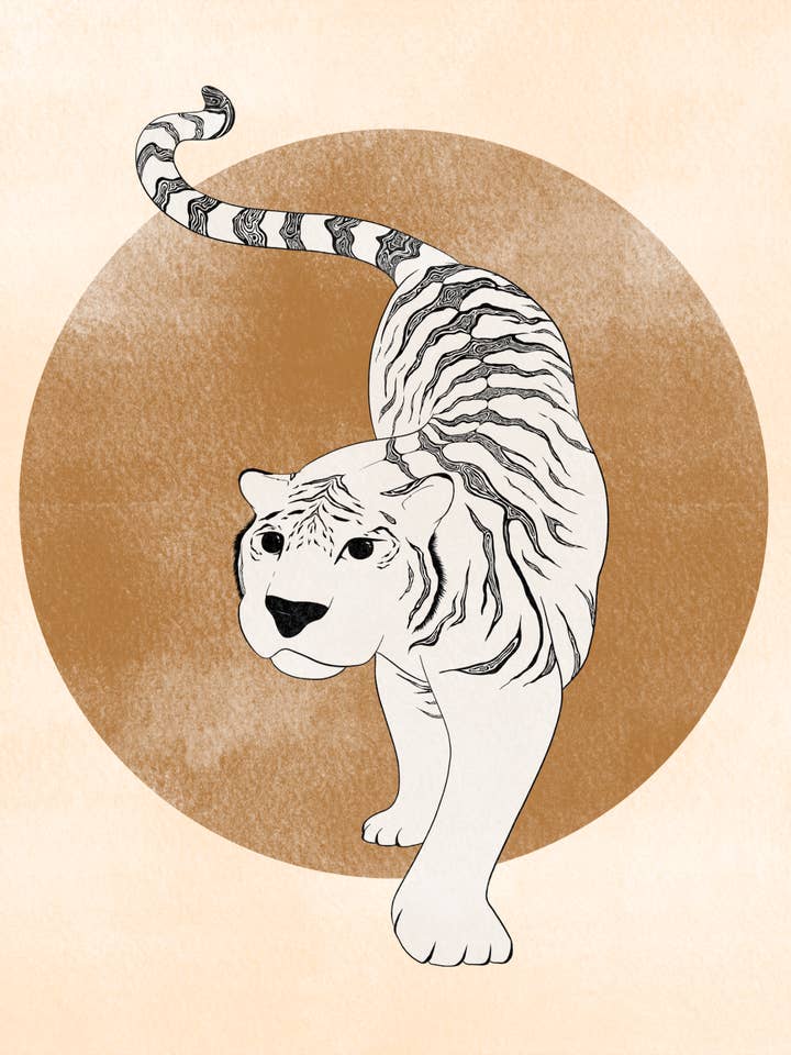 P. Tigris Print for wholesale by Growing Lines