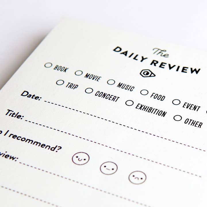 Odd Goose Stationery – wholesale Notepad – The Daily Review Creative Writing Notepad1