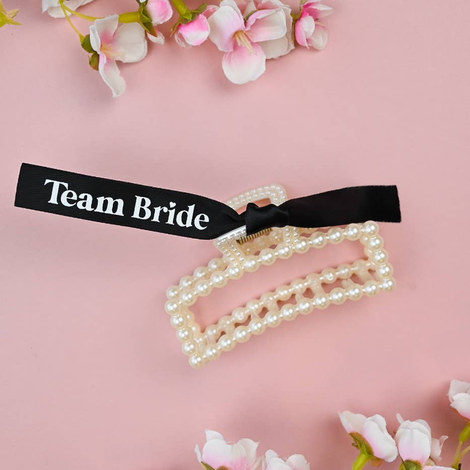 Team Hen – wholesale Hair clip – Women’s – Team Bride Claw Clip0