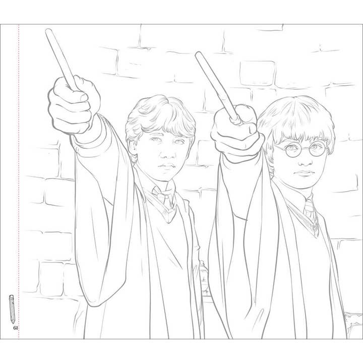 Simon & Schuster - Wholesale Coloring & Activity Book - Kids & Baby - Harry Potter Paint with Water by Editors of Thunder Bay Press4