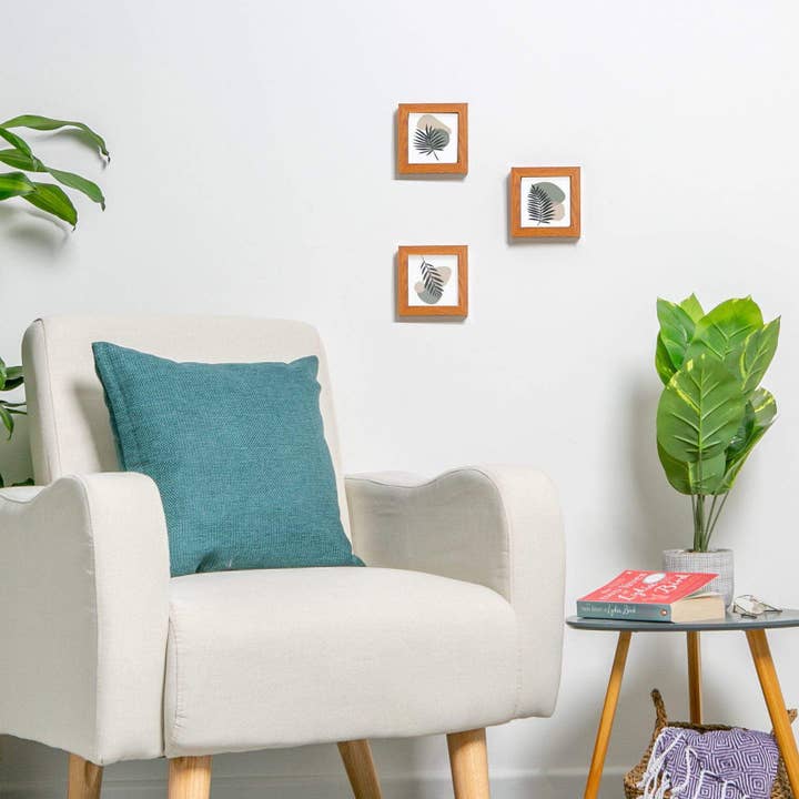 Rinkit Ltd - Wholesale Picture Frame - Nicola Spring Box Photo Frame - 4x4 - Dark Wood3