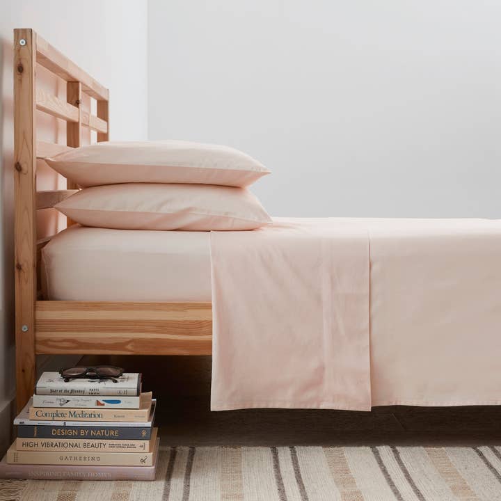 Five Looms - Wholesale Sheet Set - Five Looms Everyday Percale 100% Cotton Bed Sheets Set4