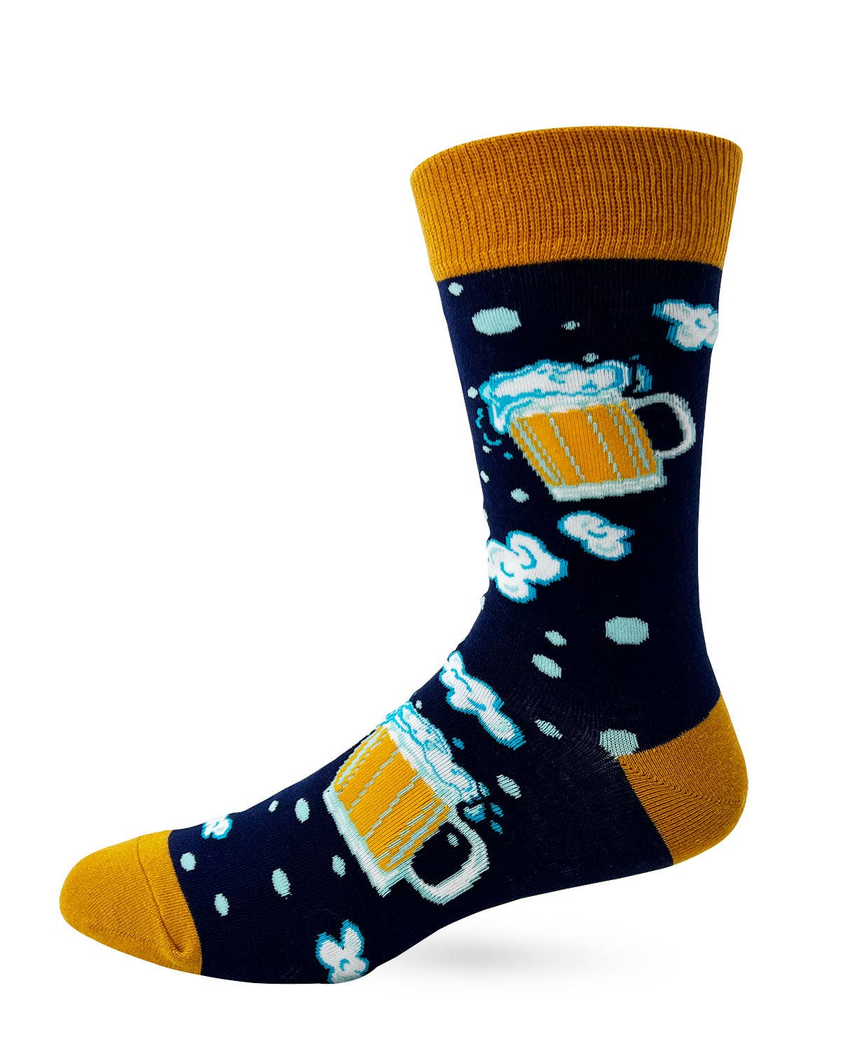 Fabdaz - Wholesale Socks - Men's - Building My Dad Bod One Beer At A Time Men's Novelty Crew So2