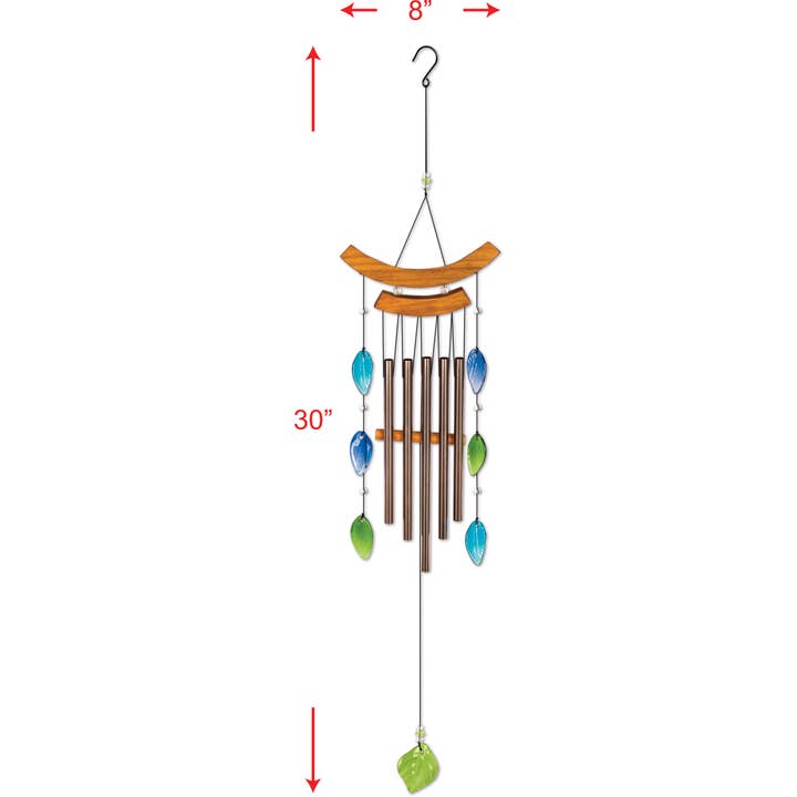 Sunset Vista Designs - Wholesale Wind Chime - Asian House Wind Chime Garden Decor - 91947