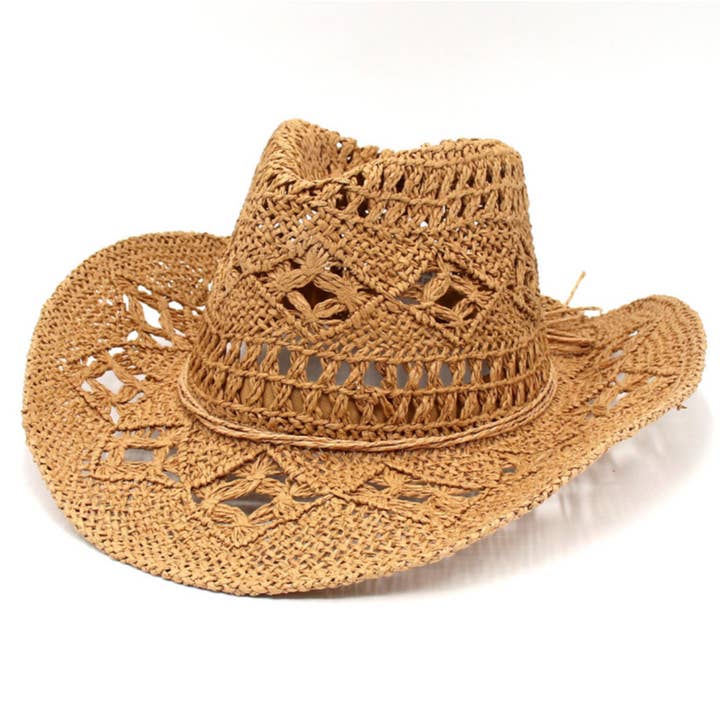 LoveLina - Wholesale Cowboy Hat - Unisex - Straw Cowboy Sun Hat - JONI