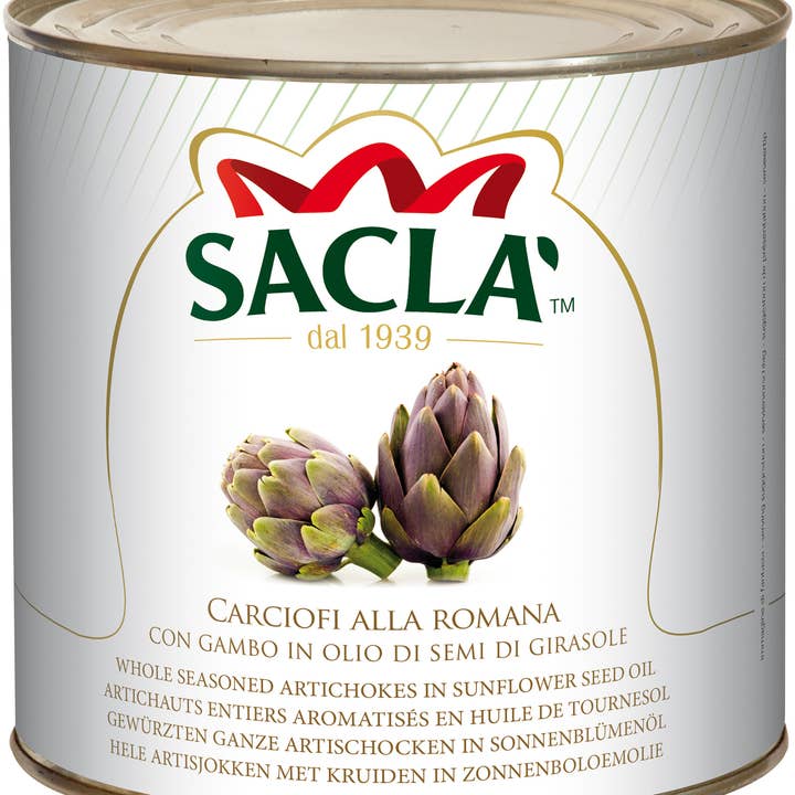 ROMAINE ARTICHOKES WITH STEM 2,6kg for wholesale by Sacla