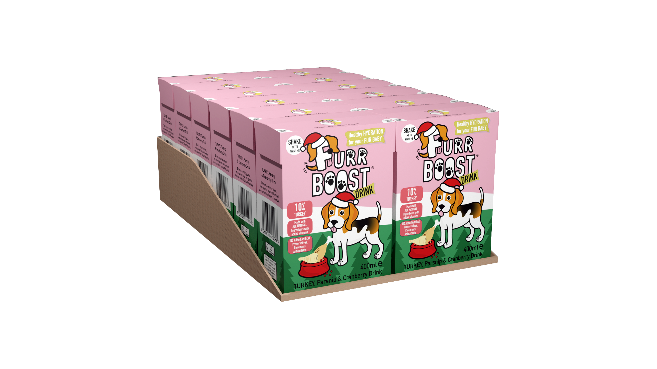 Furr Boost – wholesale Pet treats – Dog – Xmas Limited Edition Turkey, Parsnip and Cranberry 12x400ml4