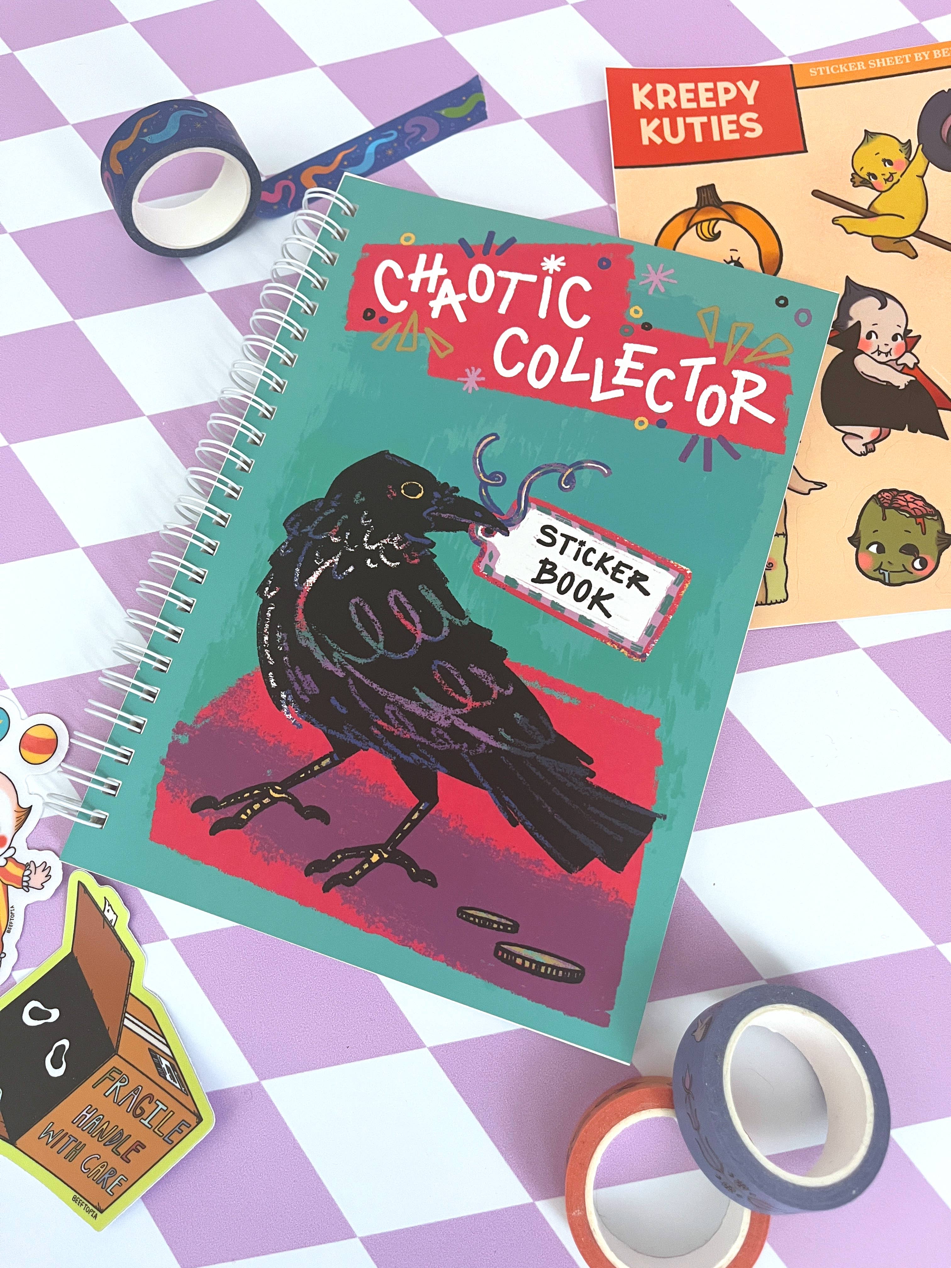 Beeftopia - Wholesale Notebook - Chaotic Collector Reusable Sticker Book 3